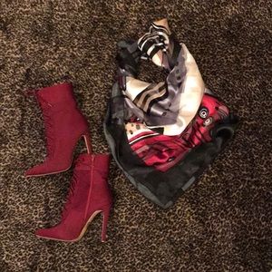 Silky Multicolor Fashion Scarf